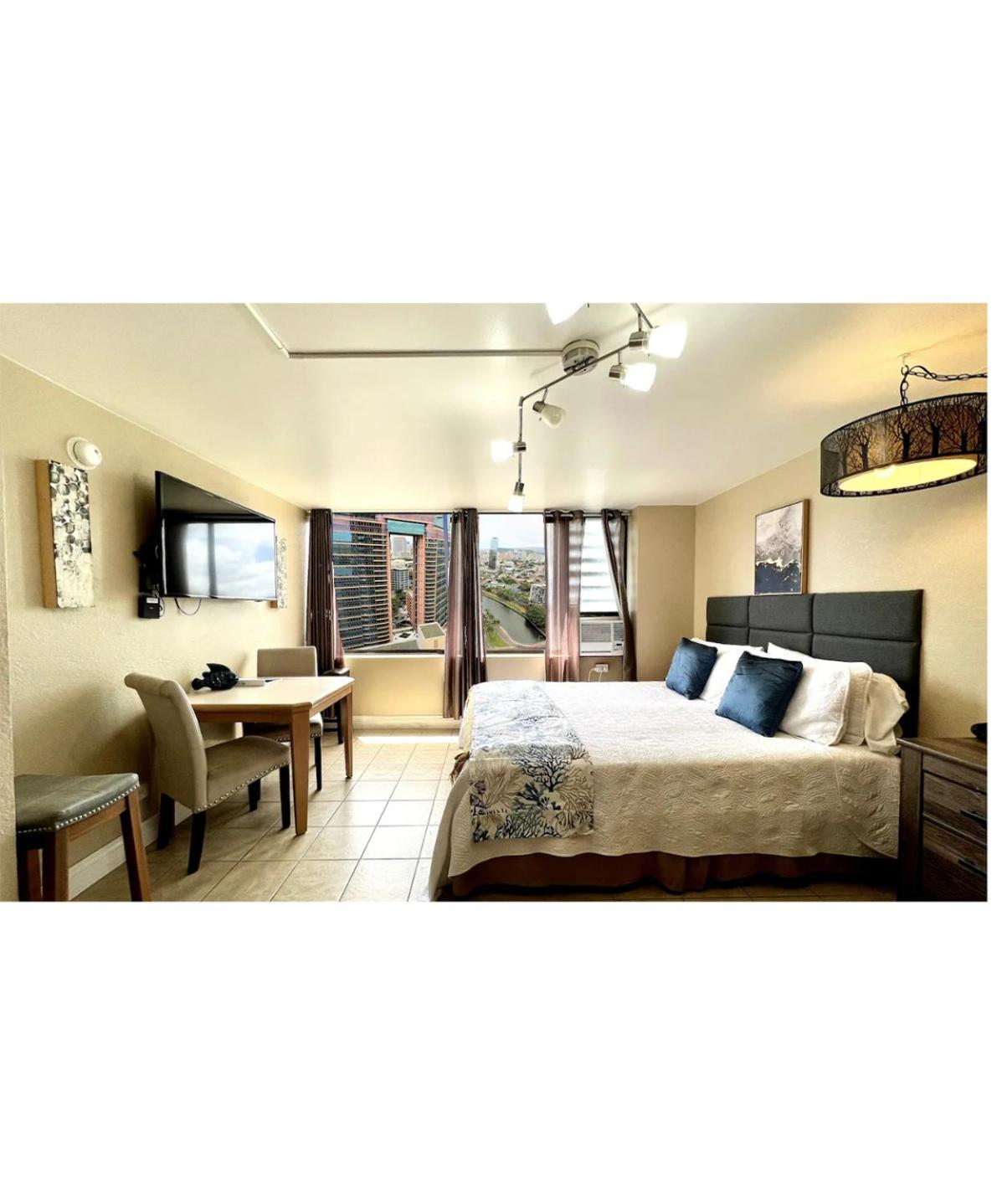 King Bed, Spacious, Legal, View ホノルル エクステリア 写真